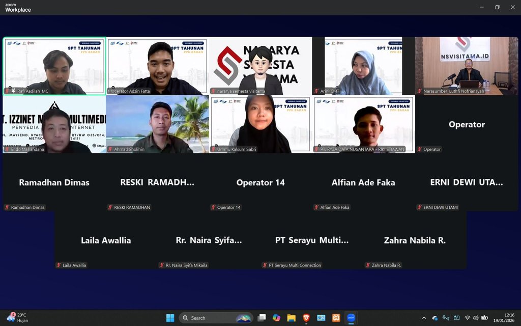 Webinar SPT Tahunan PPH Badan (Exclusive Series 1-4)